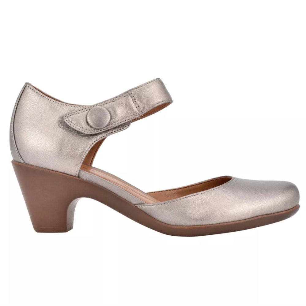Women's Clarice Mary Jane Block Heel Dress Pumps - Picture 5 of 13